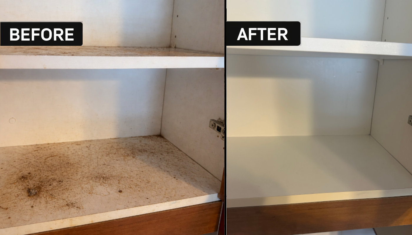 cabinet before after